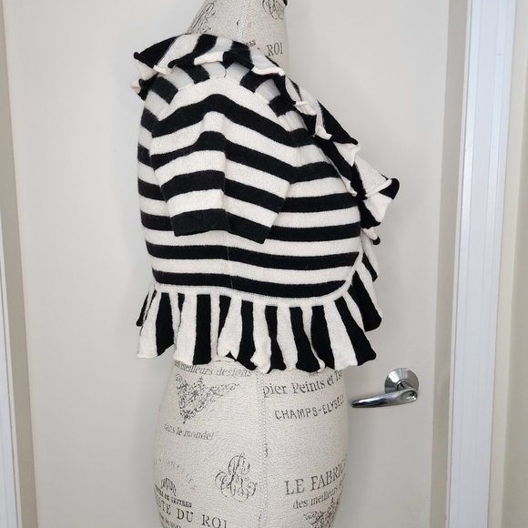 Striped Cashmere Cardigan - Picture 3 of 9